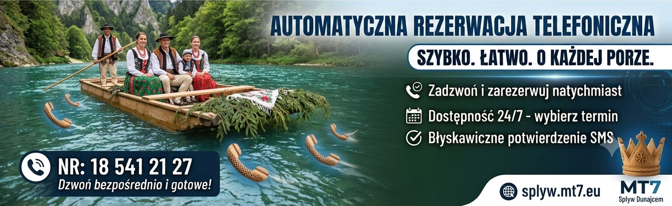 Spływ Dunajcem — rezerwacja online
