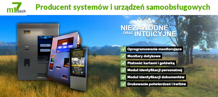 Producent systemów i urządzeń samoobsługowych - biletomaty, skipasomaty, parkomaty, totemy